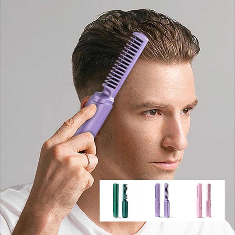 Travel Comb Cordless Rechargeable Hair Straightener