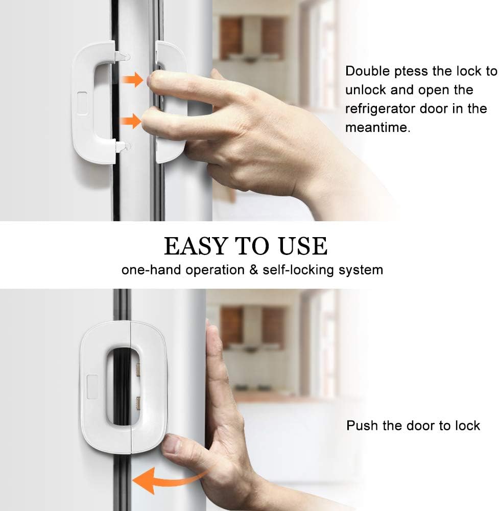 Baby Safety Fridge Lock | Child Proof Cabinet & Door Lock