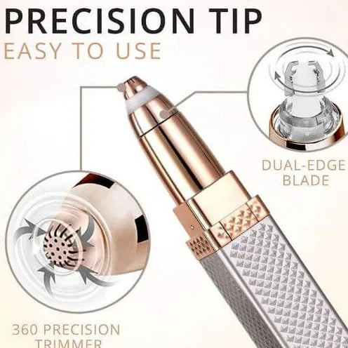 Instant Glow 2-in-1 Hair Remover for Women – Pain-Free & Portable
