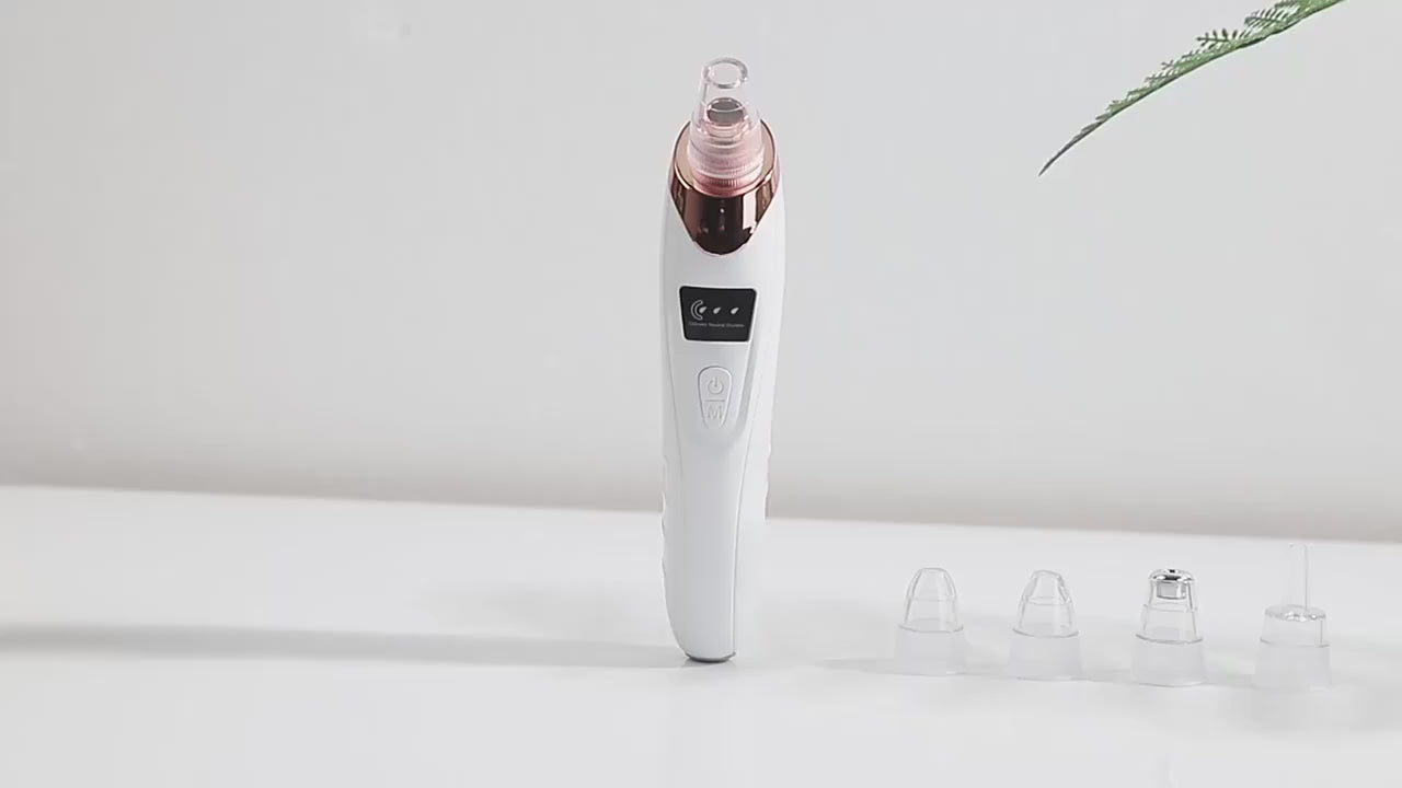 5-in-1 Electric Blackhead Remover Vacuum – Deep Pore Cleaner for Face & Nose (Rechargeable Skin Care Tool)